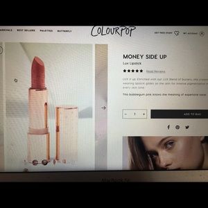 New Colourpop lux lipstick in “money side up